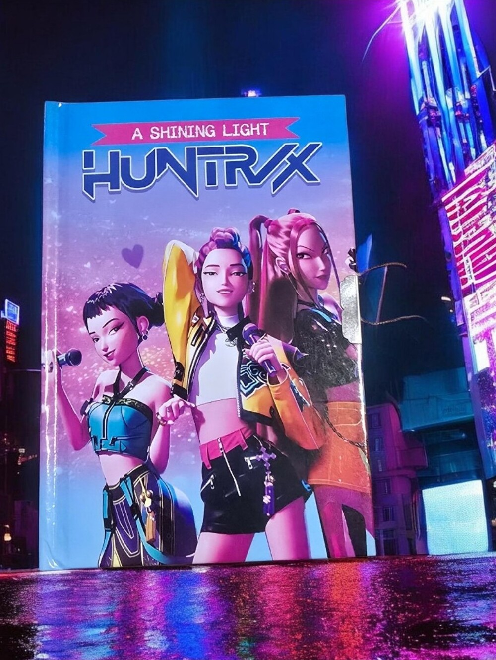 A Shining Light HUNTR/X Hardcover Diaries  Book - With Keys  Vibrant K Pop Cover